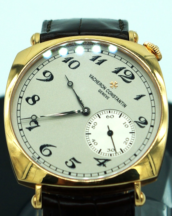 2016 Vacheron Constantin Historiques American 1921 40MM Silver Dial Leather Strap (82035/000R-9359)