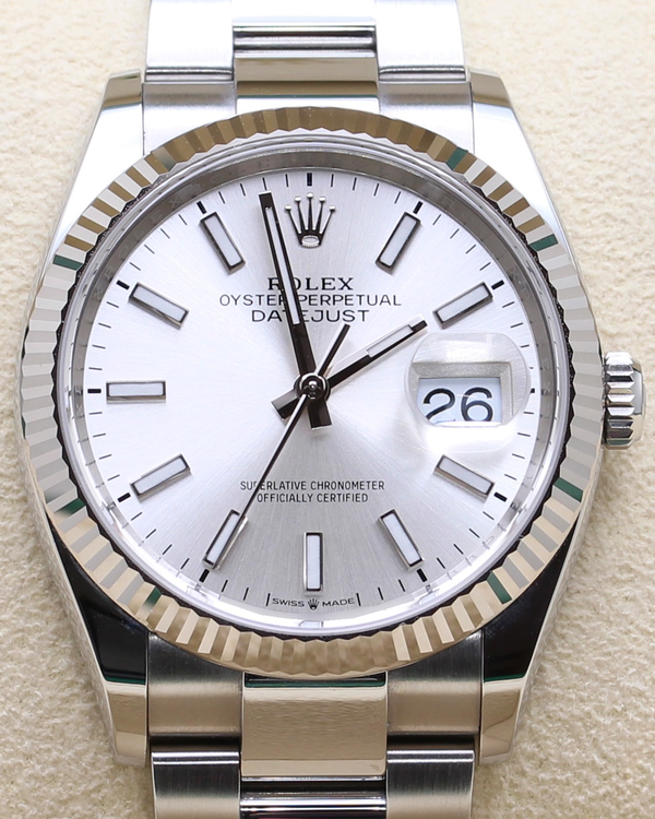2024 Rolex Datejust 36MM Silver Dial Oyster Bracelet (126234)