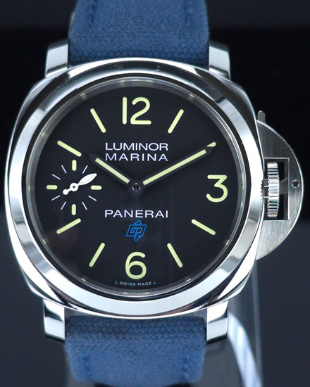2018 Panerai Luminor Marina 44MM Black Dial Textile Strap (PAM00777)