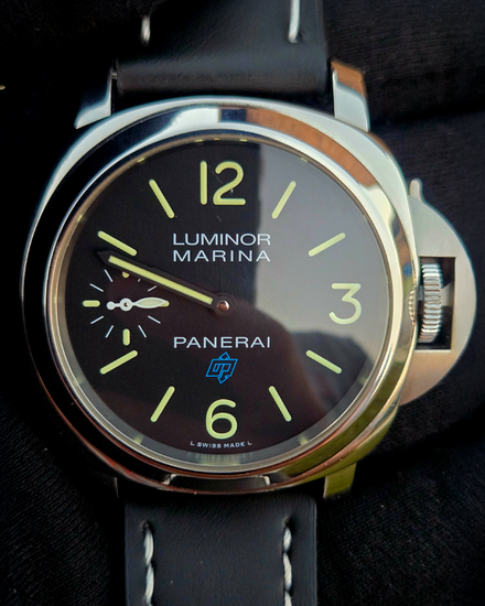 2019 Panerai Luminor Marina L.E. 44MM Black Dial Leather Strap (PAM00777)