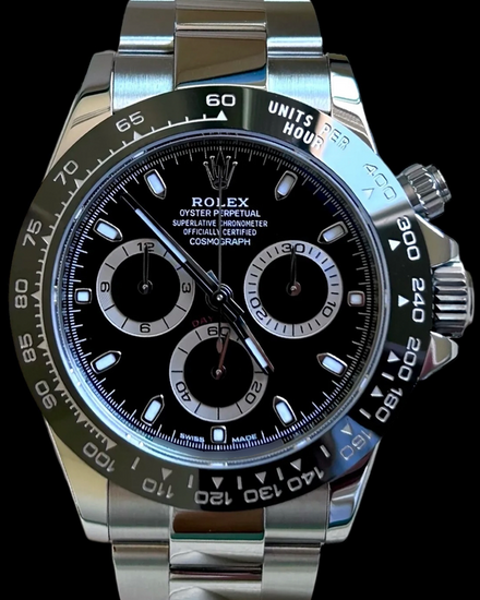 No Reserve - 2023 Rolex Cosmograph Daytona 40MM Black Dial Oyster Bracelet (116500LN)