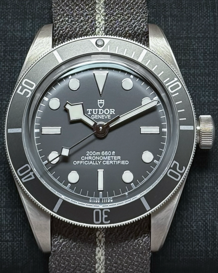 2025 Tudor Black Bay 58' "925" 39MM Grey Dial Textile Strap (79010SG)