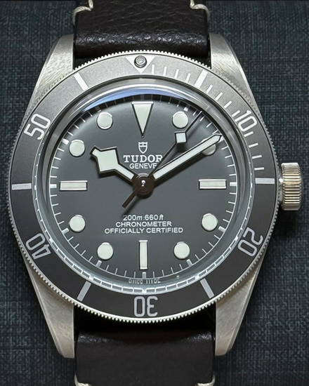 2025 Tudor Black Bay 58' "925" 39MM Grey Dial Leather Strap (79010SG)