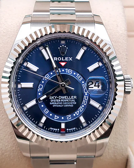 2024 Rolex Sky-Dweller 42MM Blue Dial Oyster Bracelet (336934)