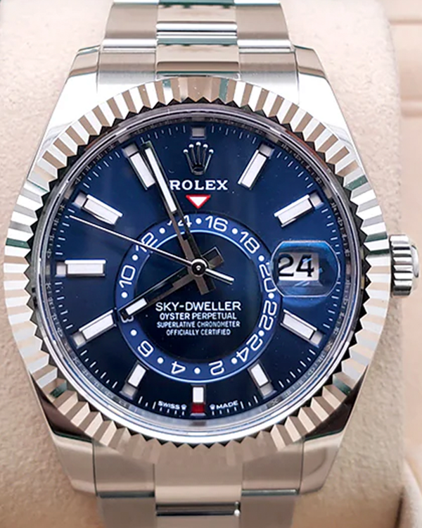 2024 Rolex Sky-Dweller 42MM Blue Dial Oyster Bracelet (336934)