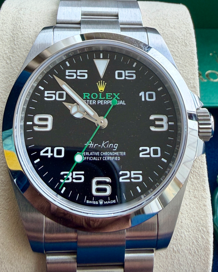 2025 Rolex Air-King 40MM Black Dial Oyster Bracelet (126900)