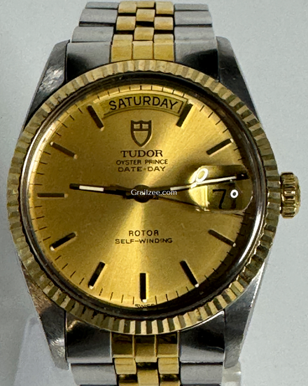 Tudor Prince Date Day 36MM Champagne Dial Steel Bracelet (94613)