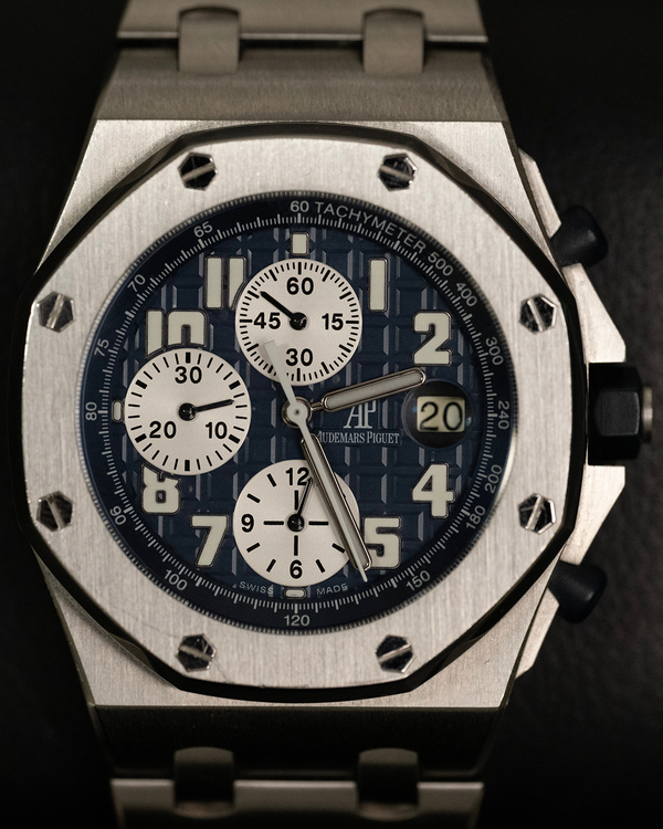 Audemars Piguet Royal Oak Offshore Chronograph 42MM Blue Dial Steel Bracelet (26170ST)