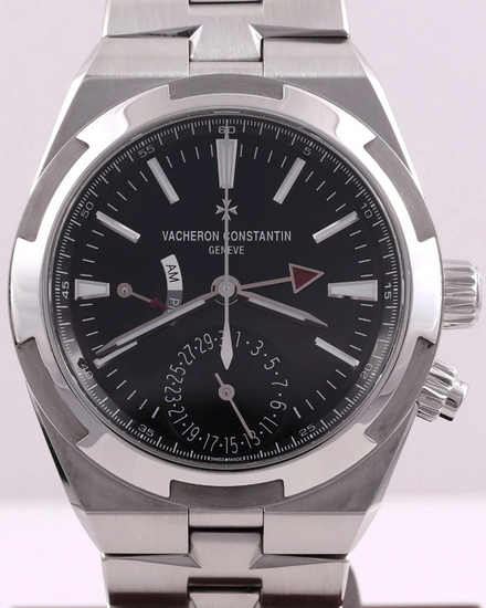 2022 Vacheron Constantin Overseas Dual Time 41MM Black Dial Steel Bracelet (7900V/110A-B546)