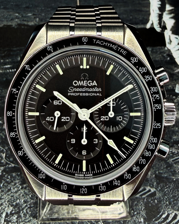 2021 Omega Speedmaster Professional Moonwatch 42MM Black Dial Steel Bracelet (310.30.42.50.01.002)
