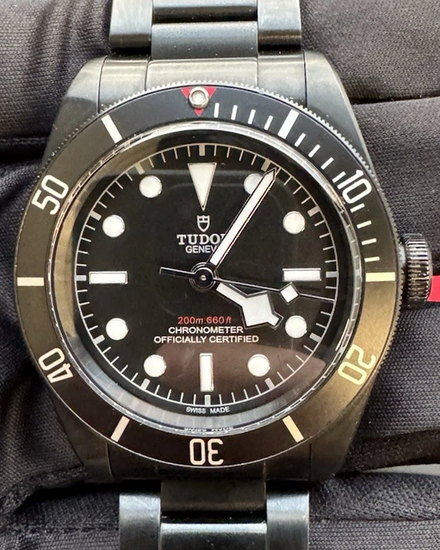 Tudor Black Bay Heritage Dark 41MM Black Dial Steel Bracelet (79230DK)
