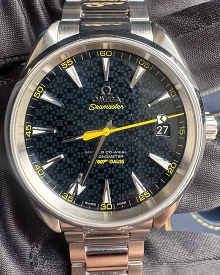2020 Omega Seamaster Aqua Terra 150M "James Bond Spectre 007" L.E. 41.5MM Black Dial Steel Bracelet (231.10.42.21.03.004)