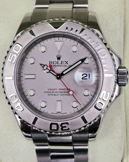 2011 Rolex Yacht-Master 40MM Silver Dial Oyster Bracelet (16622)