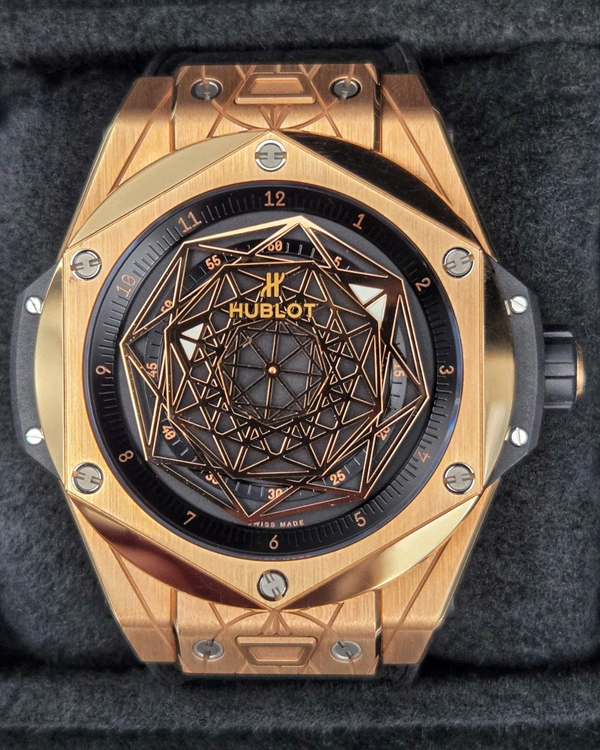 Hublot Big Bang "Sang Bleu" L.E. 45MM Grey Dial Leather Strap (415.OX.1118.VR.MXM17)