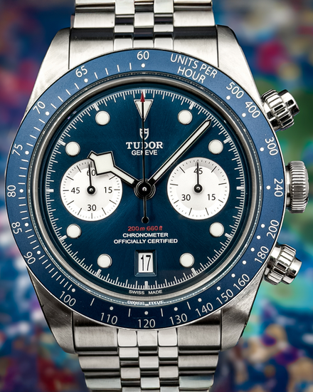2025 Tudor Black Bay Chrono 41MM Blue Dial Steel Bracelet (79360B)