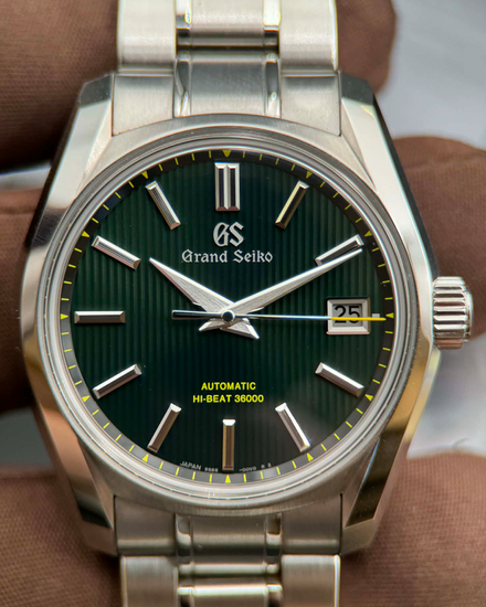 2017 Grand Seiko Heritage Collection Hi-Beat L.E. 40MM Green Dial Steel Bracelet (SBGH261)