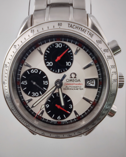 Omega Speedmaster Date 40MM White Dial Steel Bracelet (3211.31.00)