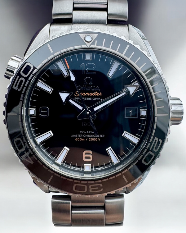 2017 Omega Seamaster Planet Ocean 600M 43.5MM Black Dial Steel Bracelet (215.30.44.21.01.001)