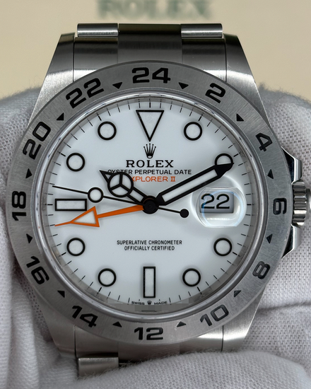 2025 Rolex Explorer II "Polar" 42MM White Dial Oyster Bracelet (226570)