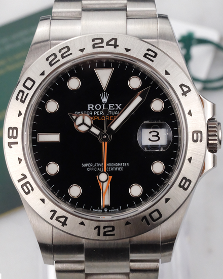 2023 Rolex Explorer II 42MM Black Dial Oyster Bracelet (226570)