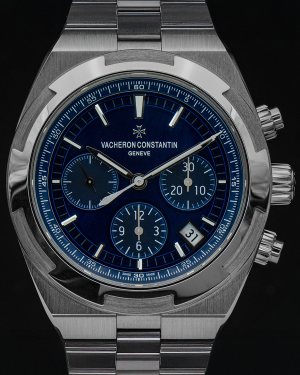 2019 Vacheron Constantin Overseas Chronograph 42.5MM Blue Dial Steel Bracelet (5500V/110A-B148)