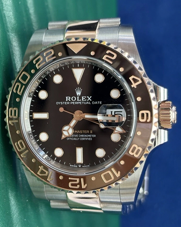 2024 Rolex GMT-Master II "Root Beer" 40MM Black Dial Two-Tone Oyster Bracelet (126711CHNR)