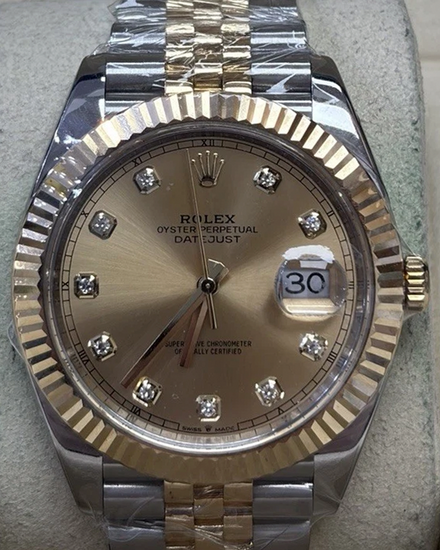 Rolex Datejust 41MM Champagne Dial Two-Tone Jubilee Bracelet (126333)