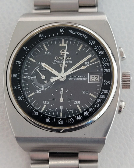 Omega Speedmaster 125 50th Anniversary 42MM Black Dial Steel Bracelet (378.0801)