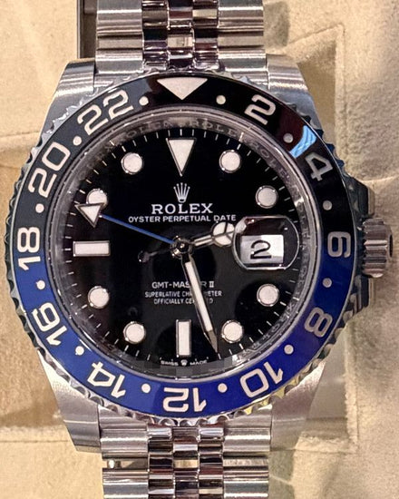 2023 Rolex GMT-Master II "Batgirl" 40MM Black Dial Jubilee Bracelet (126710BLNR)