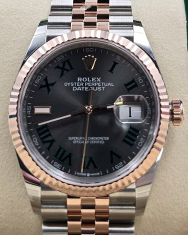 2025 Rolex Datejust "Wimbledon" 36MM Slate Dial Two-Tone Jubilee Bracelet (126231)