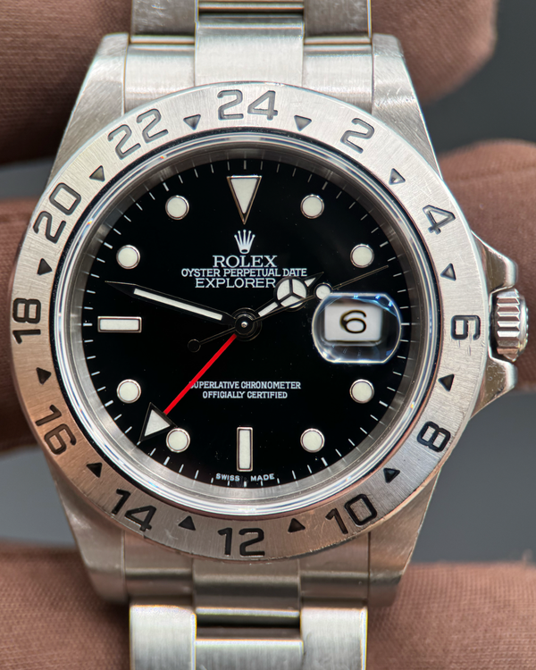 2006 (D Serial) Rolex Explorer II 40MM Black Dial Oyster Bracelet (16570)