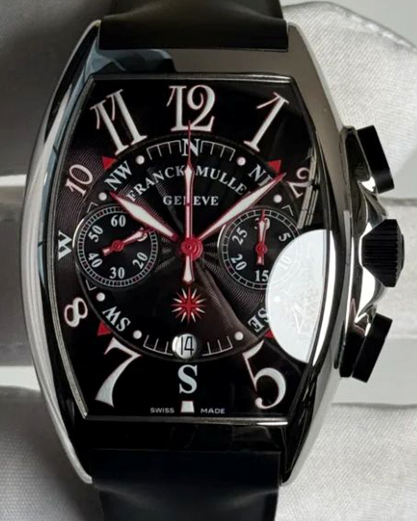 Franck Muller Mariner 39MM Black Dial Rubber Strap (8080 CC AT MAR)