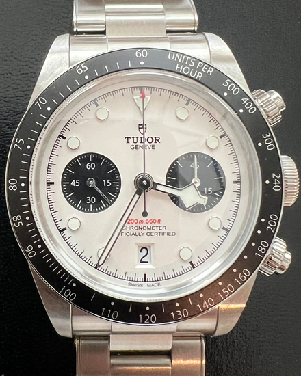 2024 Tudor Black Bay Chrono "Panda" 41MM White Dial Steel Bracelet (79360N)