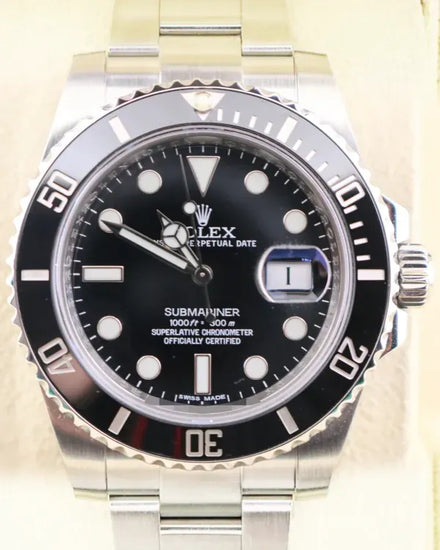2016 Rolex Submariner Date 40MM Black Dial Oyster Bracelet (116610)