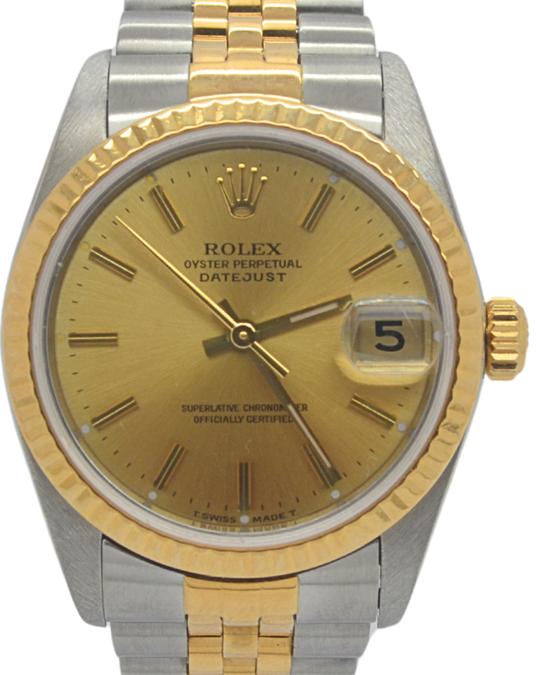 Rolex Datejust 31MM Champagne Dial Two-Tone Jubilee Bracelet (68273)