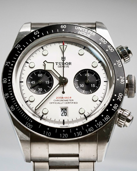 2023 Tudor Black Bay Chrono "Panda" 41MM White Dial Steel Bracelet (79360N)