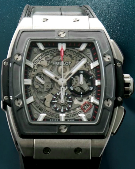 Hublot Spirit of Big Bang 42MM Skeleton Dial Rubber Strap (641.NM.0173.LR)