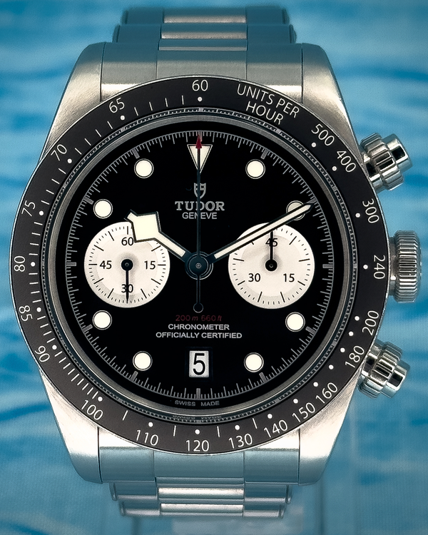 2023 Tudor Black Bay Chronograph 41MM Black Dial Steel Bracelet (79360N)