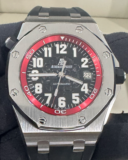 2008 Audemars Piguet Royal Oak Offshore Diver "Scuba" Boutique Edition 42MM Black Dial Rubber Strap (15701ST.OO.D002CA.03)