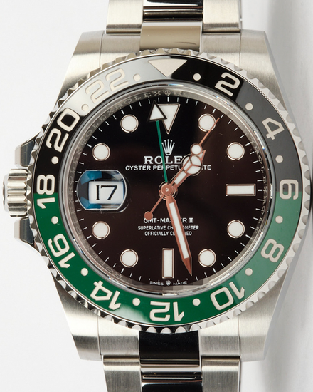 2024 Rolex GMT-Master II "Sprite" 40MM Black Dial Oyster Bracelet (126720VTNR)
