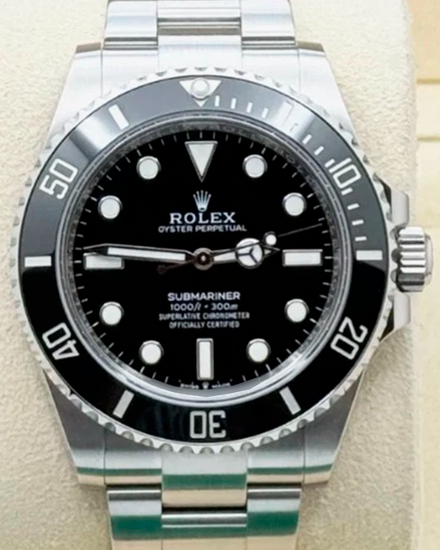 2024 Rolex Submariner No-Date 41MM Black Dial Oyster Bracelet (124060)