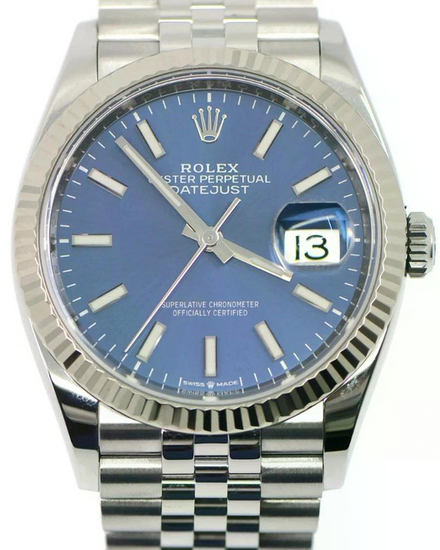 2020 Rolex Datejust 36MM Blue Dial Jubilee Bracelet (126234)