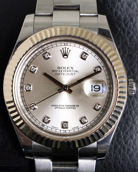 Rolex Datejust II 41MM Silver Dial Oyster Bracelet (116334)