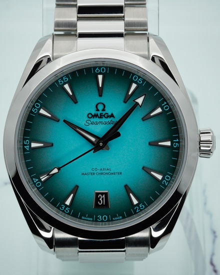 2025 Omega Seamaster Aqua Terra 150M 41MM Turquoise Dial Steel Bracelet (220.10.41.21.03.006)