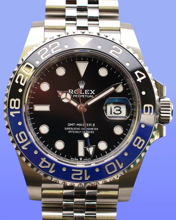 2025 Rolex GMT-Master II "Batgirl" 40MM Black Dial Jubilee Bracelet (126710BLNR)