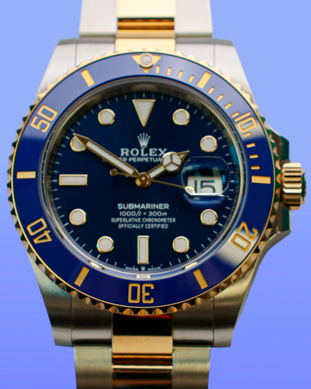 2025 Rolex Submariner Date "Bluesy" 41MM Blue Dial Two-Tone Oyster Bracelet (126613LB)