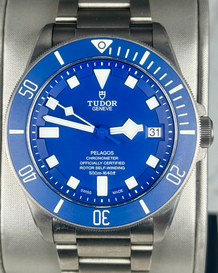 No Reserve - 2022 Tudor Pelagos 42MM Blue Dial Titanium Bracelet (25600TB)
