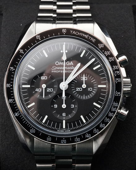 2025 Omega Speedmaster Professional Moonwatch 42MM Black Dial Steel Bracelet (310.30.42.50.01.002)