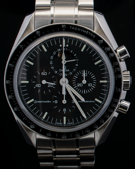 2023 Omega Speedmaster Professional Moonwatch 42MM Black Dial Steel Bracelet (3576.50.00)