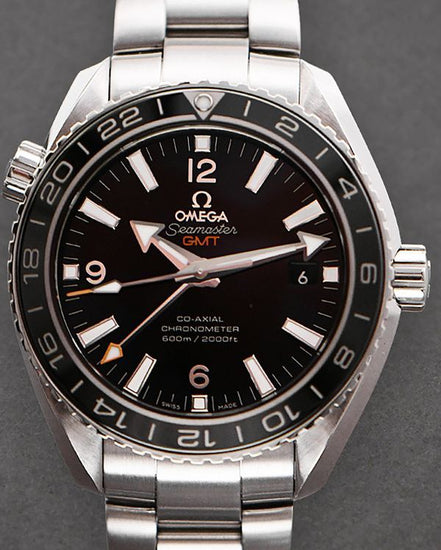 Omega Seamaster Planet Ocean GMT 43.5MM Black Dial Steel Bracelet (232.30.44.22.01.001)
